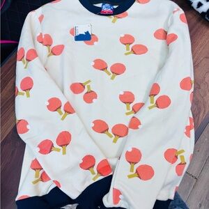 Force1 Cream Shirt with Red and Yellow Design